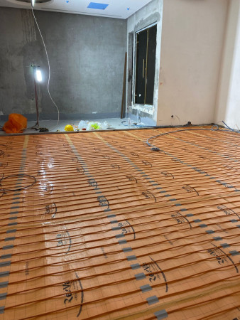 Seramik altı ısıtma (Yalı projesi,spa hamam ıslak zeminlerde kablolu ısıtma uygulaması) Ortaköy/İstanbul